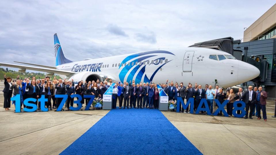 EgyptAir receives first Boeing 737 MAX
