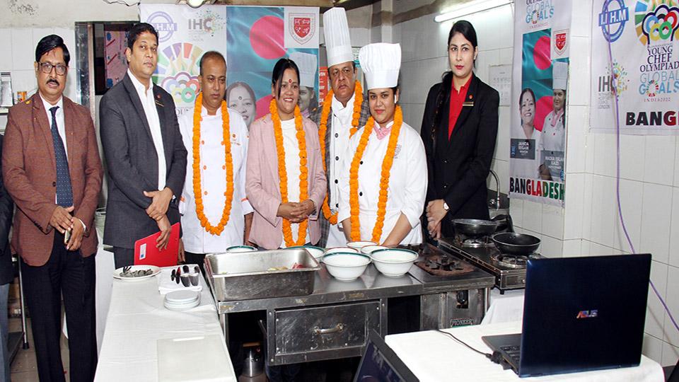 NHTTI represents Bangladesh at Young Chef Olympiad