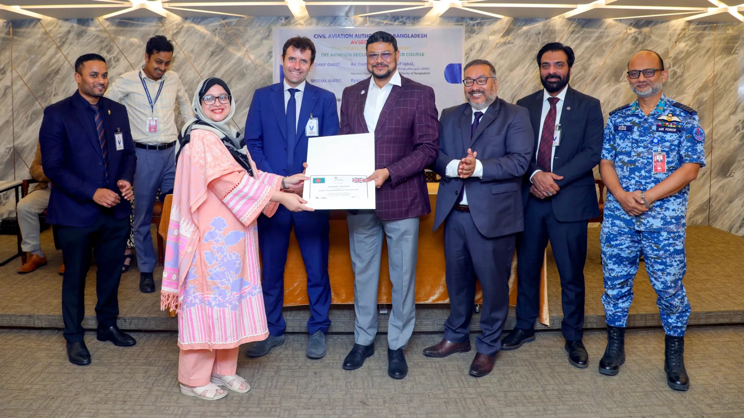 UK-backed AVSEC supervisors training concludes at HSIA