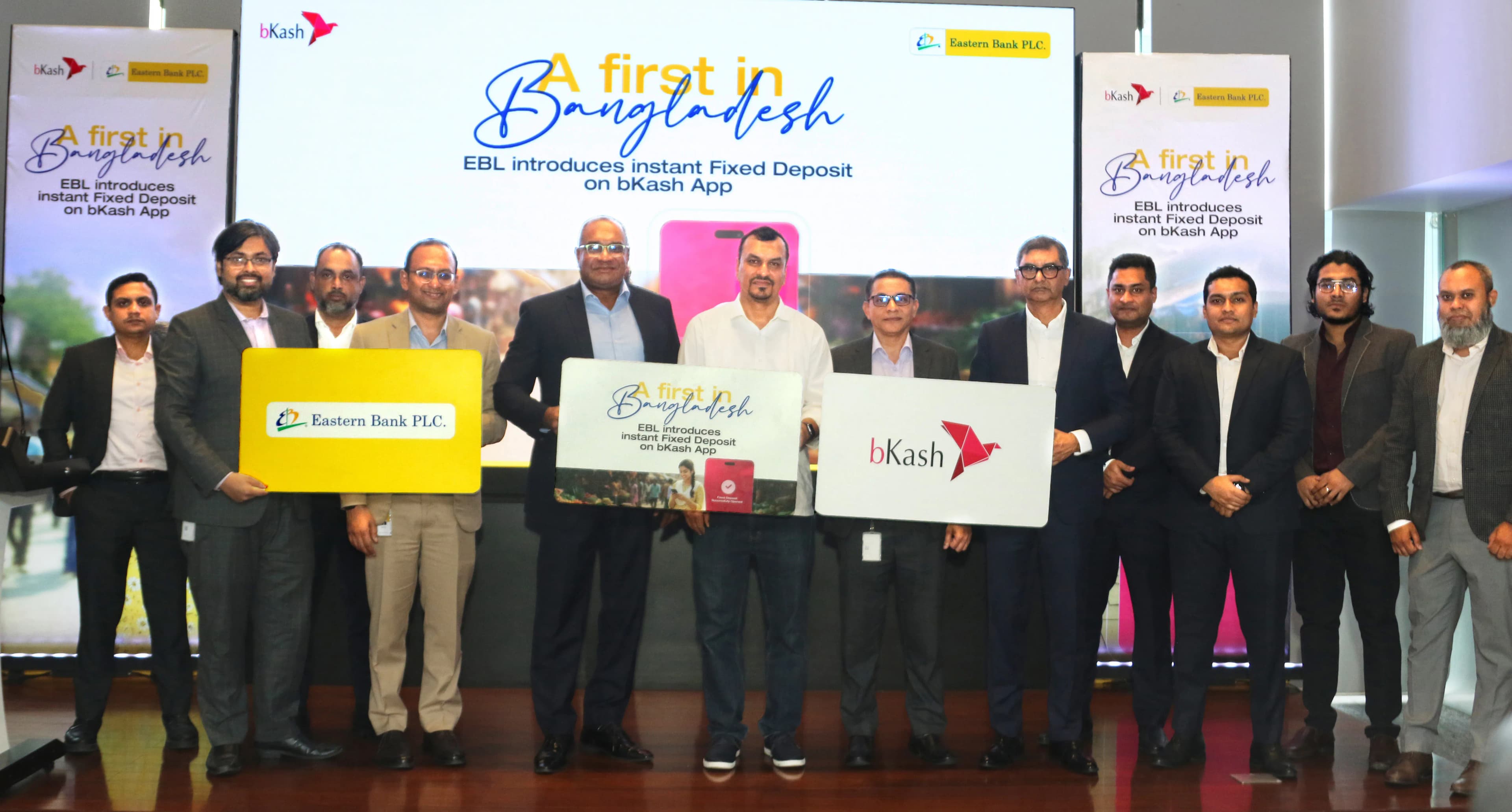 EBL and bKash jointly introduce FDR on bKash app