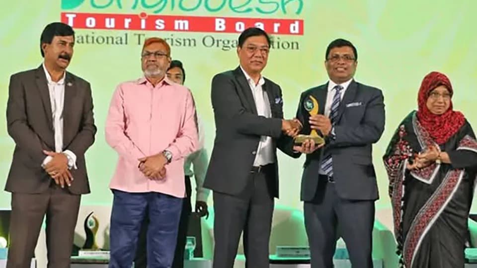 Shakawath Hossain honored for best sustainable tourism initiative