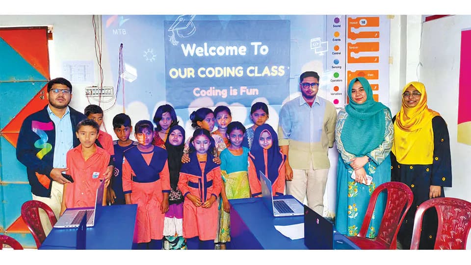 MTB sponsors year-long coding program for underprivileged children