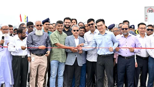 Two service bridges on Dhaka-Ashulia Expressway open to traffic