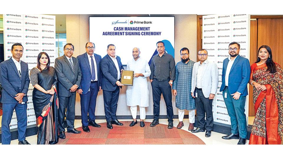 Prime Bank inks cash management agreement with Samuda Group