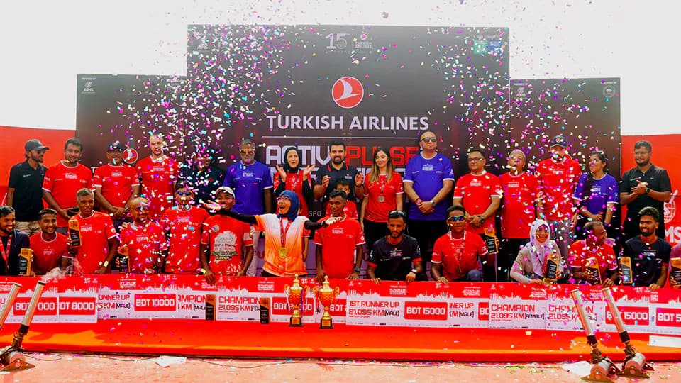 Turkish Airlines marks 15 years in Bangladesh with marathon