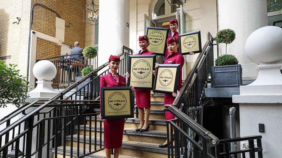Qatar Airways wins four Skytrax awards, retains five-star rating