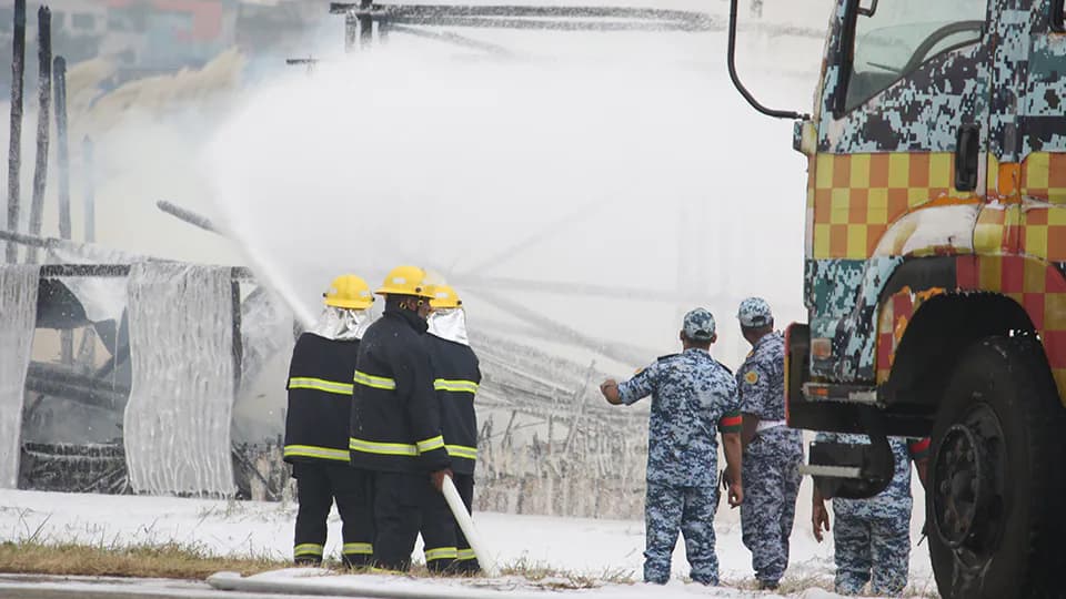 Dhaka Airport conducts full-scale emergency drill to test fire response