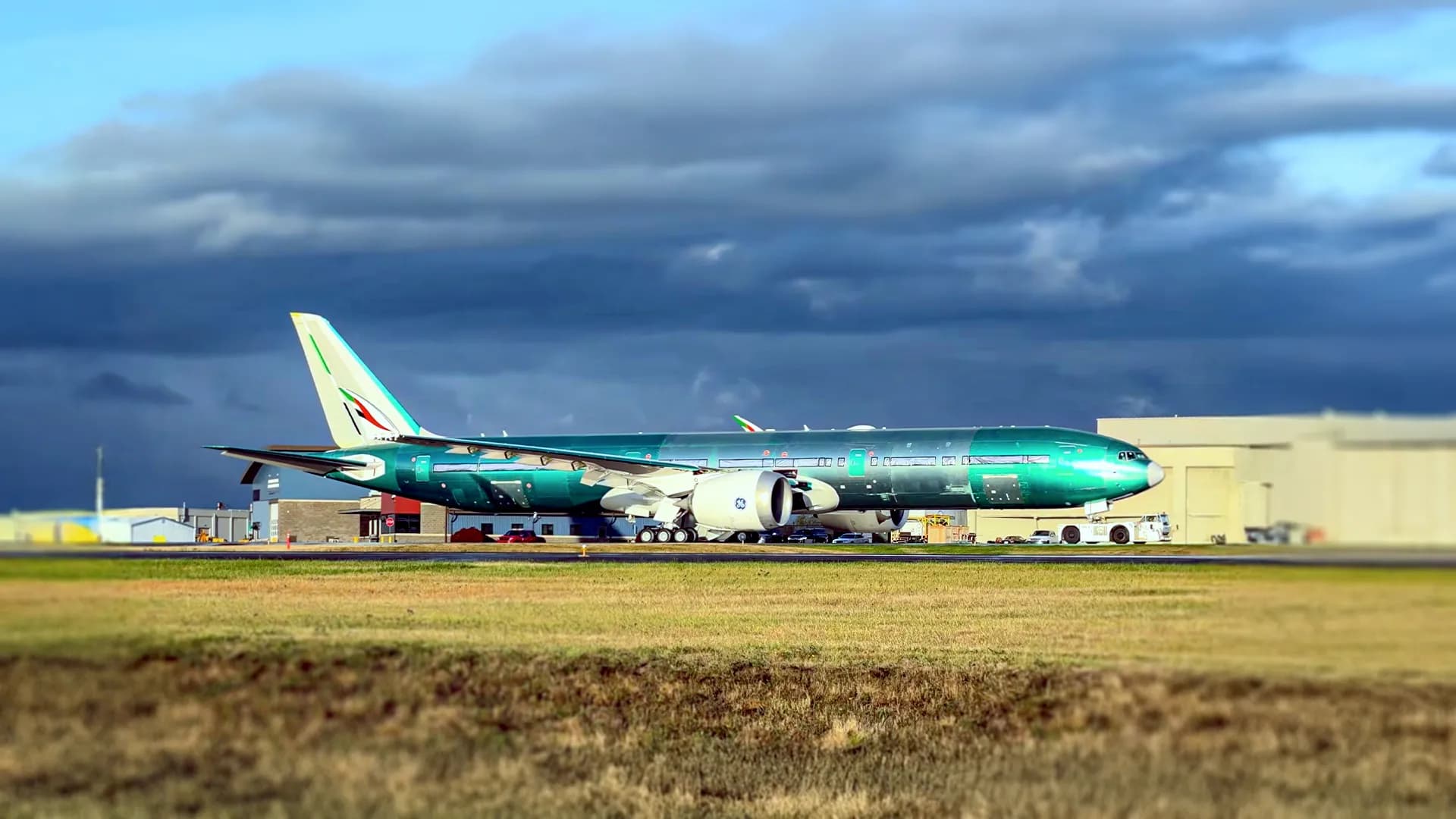 First Emirates Boeing 777-9 rolls out of Everett factory