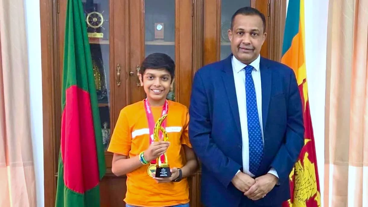 Sri Lankan student in Bangladesh crowned Global Champion at TeenEagle 2026