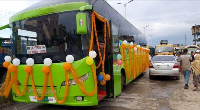ভোমরা-ঘোজাডাঙ্গা হয়ে ঢাকা-কলকাতা বাস সার্ভিস উদ্বোধন
