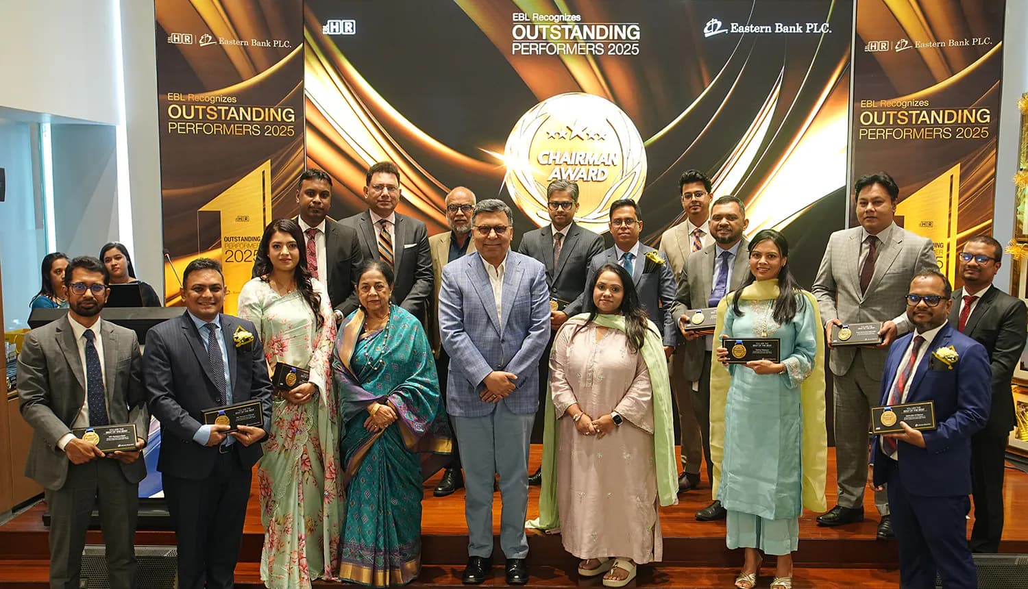 Thirteen EBL employees receive the Chairman Award