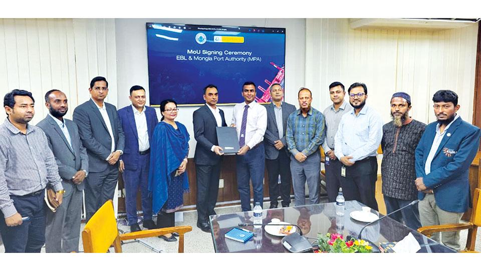EBL inks deal with MPA to enhance financial transaction efficiency