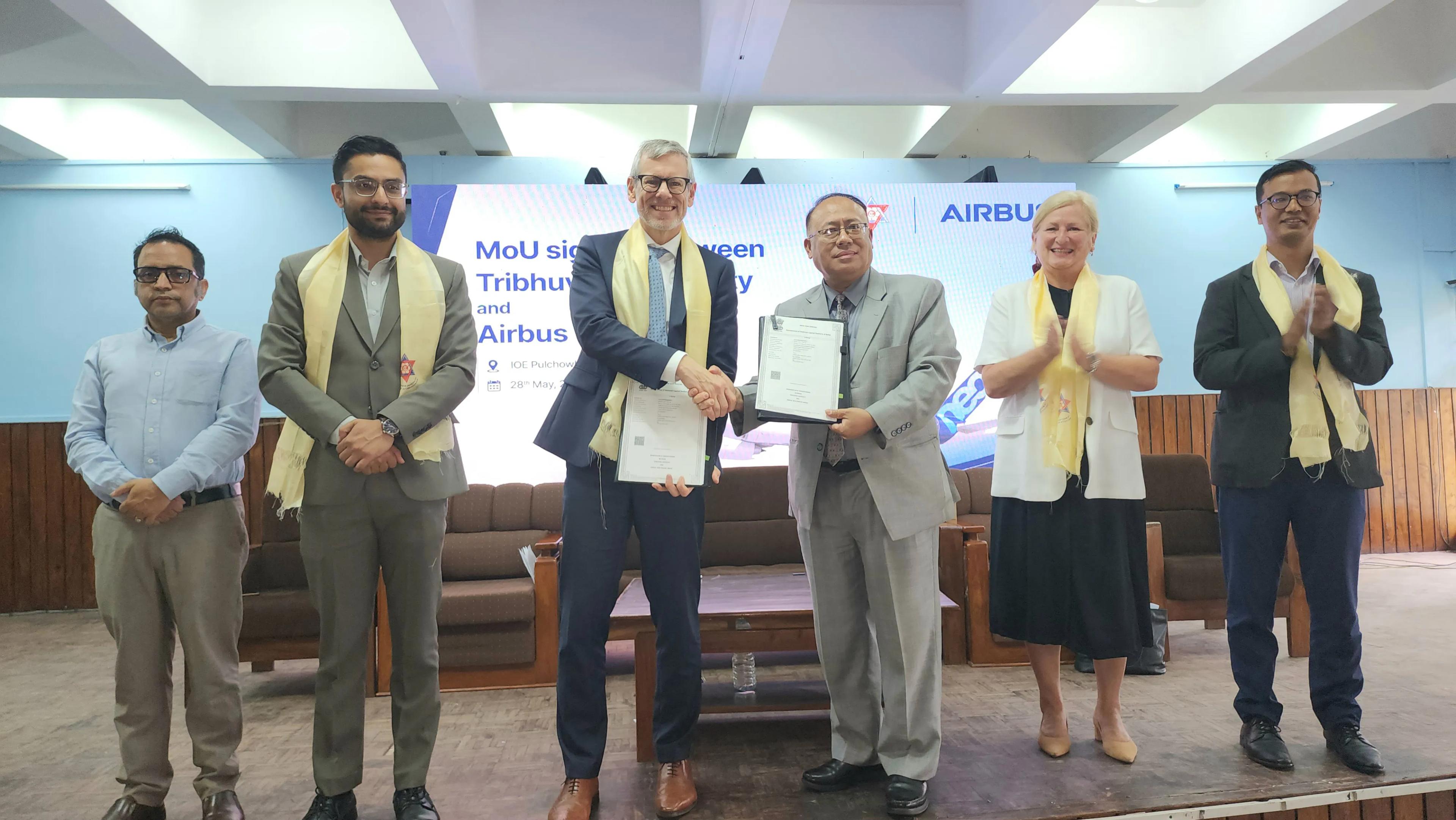 Airbus signs MoU with Tribhuvan University to boost Nepal's aerospace capacity