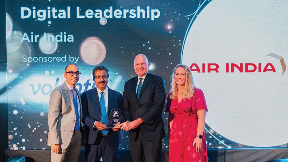 Air India wins award for digital transformation