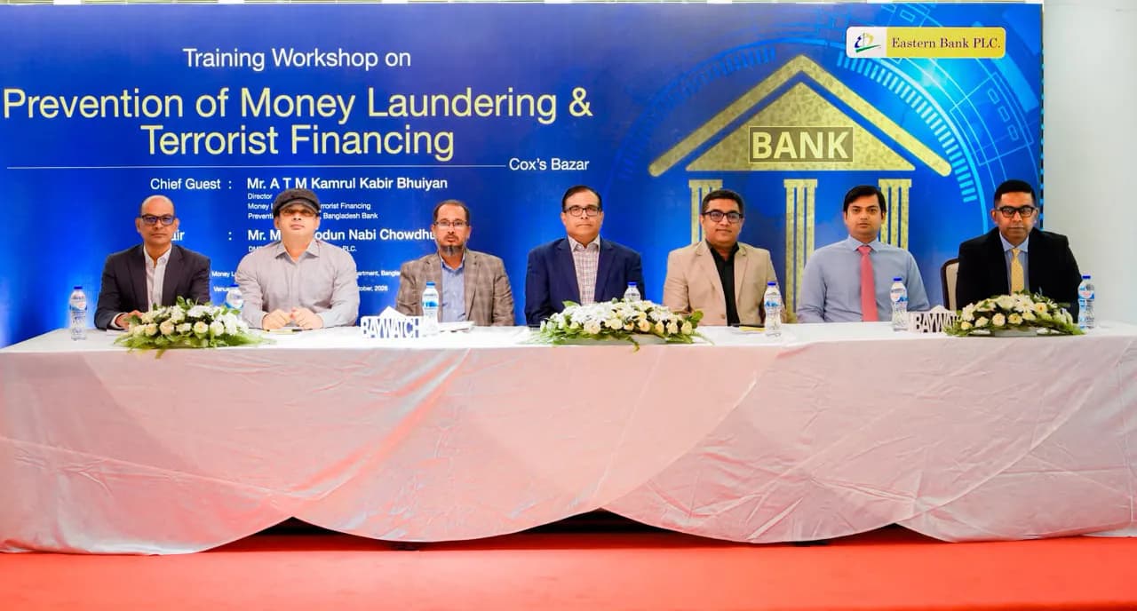 EBL organizes AML and CFT training workshop in Cox’s Bazar
