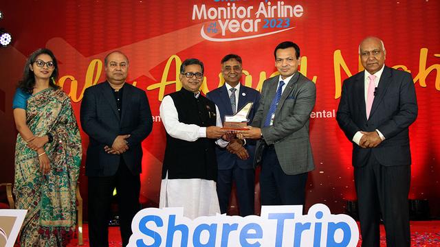 ‘শেয়ারট্রিপ মনিটর এয়ারলাইন অব দ্য ইয়ার ২০২৩’-এ ৯ ক্যাটাগরিতে বিমানের পুরস্কার অর্জন