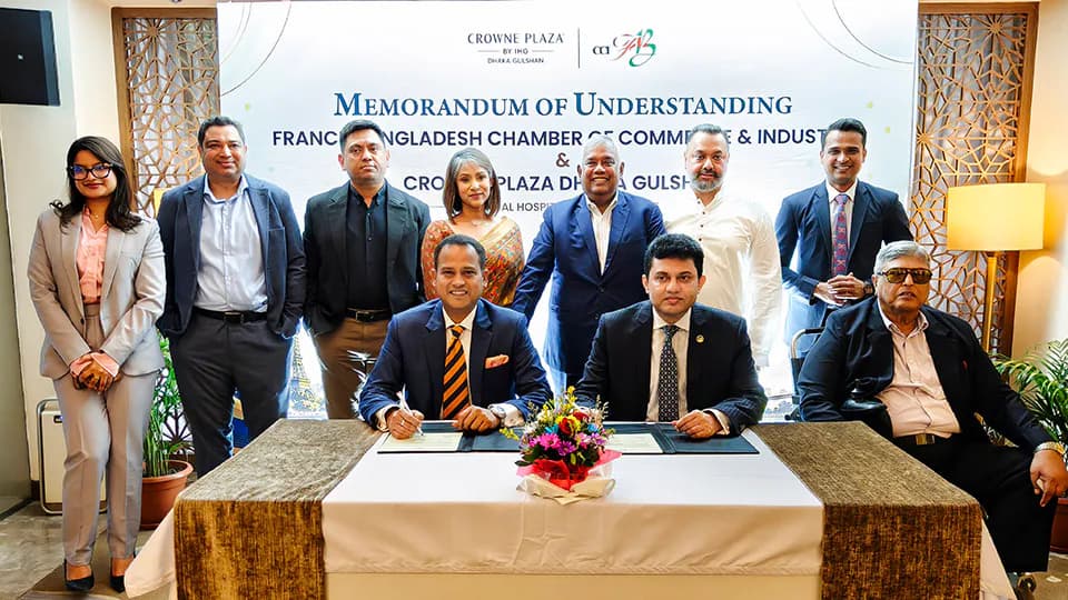 Crowne Plaza Dhaka Gulshan partners with France-Bangladesh Chamber