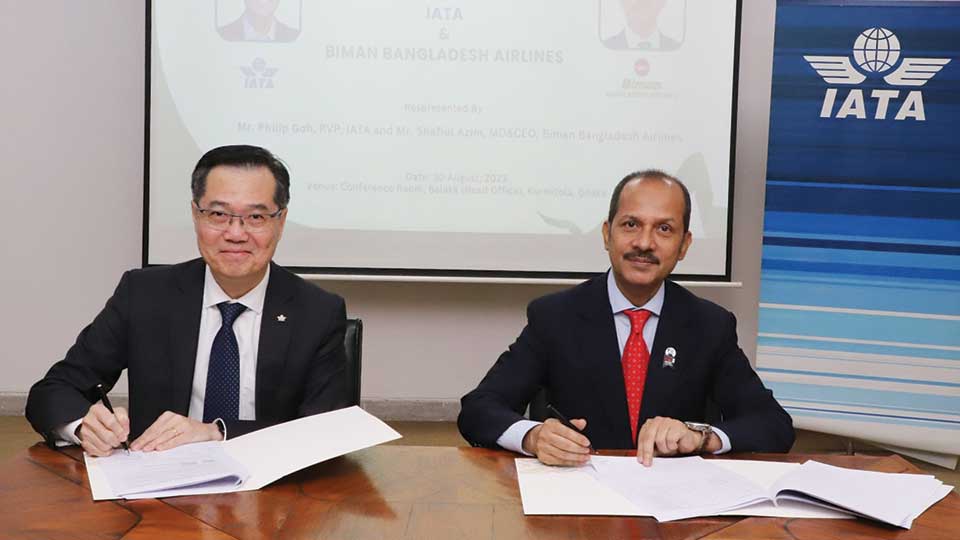 Biman inks deal with IATA for direct data solutions