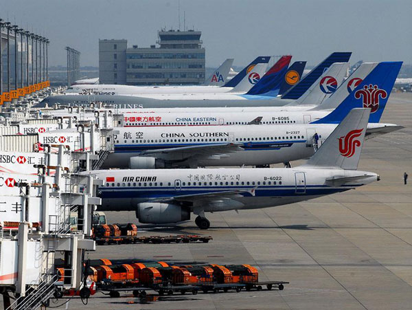 Chinese domestic air travel weaker