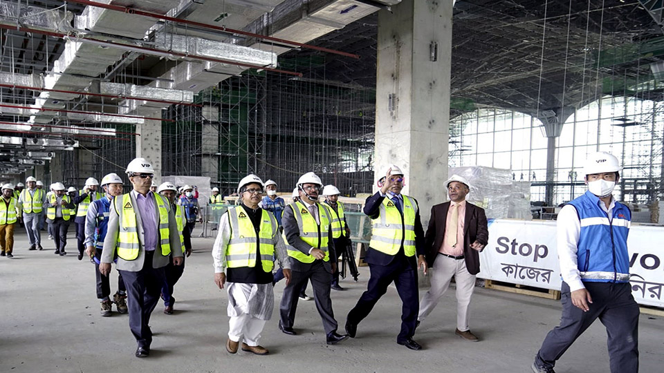 Dhaka Airport Third Terminal construction 60pc complete: Mahbub Ali